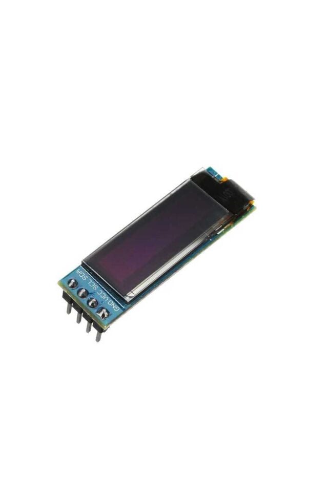 0.91'' 128x32 OLED Ekran Modülü - Sarı