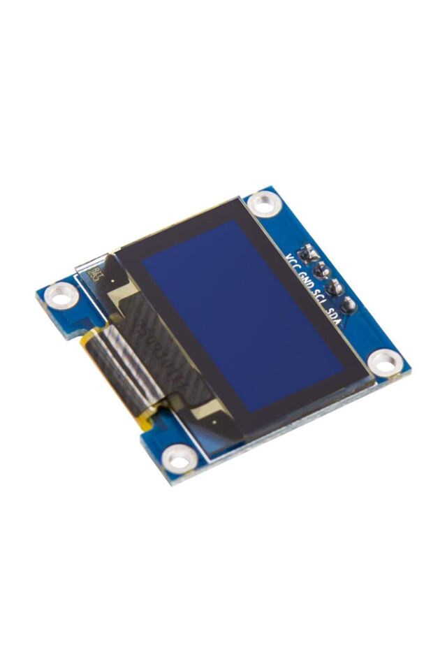 0.96'' OLED Ekran Modülü - 4 Pin, Mavi