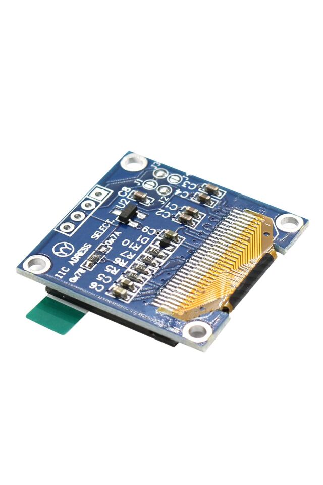 0.96'' OLED Ekran Modülü - 4 Pin, Beyaz