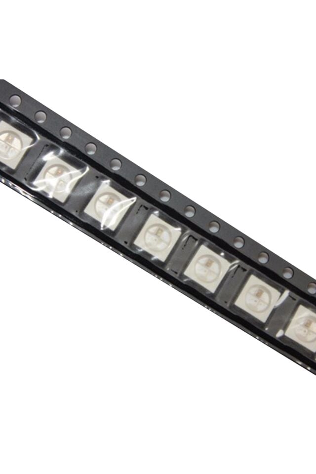 WS2812B Adreslenebilir RGB LED Çip - 100'lü Paket